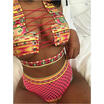 Womens Bikini Set Lace Push Up Padded Bra Mesh Swimsuit Bathing Suit Swimwear A