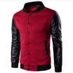 Mens Zipper Casual Jacket Bomber Coat Autumn Baseball Outwear Sports Motorcycle