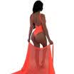 Women Summer Beach Swimwear BikiniCover Up Kaftan Shirt Dress Sarong Wrap Pareo