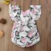 US Newborn Baby Girl Floral Romper Bodysuit Jumpsuit Outfits Sunsuit Clothes