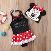 Toddler Kids Baby Girls Tankini Minnie Swimwear Swimsuit Bikini Set Bathing Suit