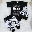 Newborn Kid Baby Boy 3pcs Clothes Jumpsuit Romper Bodysuit Pants Hat Outfits Set