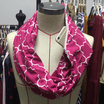 Women Winter Convertible Infinity Scarf With Pocket Loop Scarf Zipper Pocket