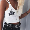 Sexy Women Summer Vest Top Cotton Crop Top Sleeveless Blouse Tank Tops T-Shirt