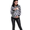 Women Pregnant Maternity Clothes Nursing TOPS Breastfeeding T-Shirt Blouse Size