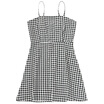 Checked Smocked Cami Dress