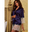 Women Long Bride Robe Satin Silk Night Dressing Gown Bathrobe Bridesmaid Kimono