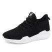 Womens Shoes Fashion Sports Shoes Breathable Running Shoes Casual Light Sneakers Shoes Black White Pink Size 35-40