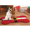 Festnight Super Soft Pet Dog Bone Shaped Mat Pad Cushion Christmas Ornament Festival Home Decoration