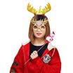 Jiesheng Christmas decorations Christmas ornaments headwear face decoration set gift Christmas tree package accessories Christmas gift Christmas headband glasses jewelry three-piece