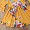 Princess Kids Baby Girl Dress Floral Party Dress Casual Solid Wedding Dresses