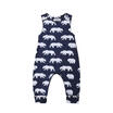 Toddler Kids Baby Girl Boy Bear Romper Jumpsuit Playsuit Outfits Cotton Clothes