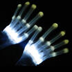 Electro LED Finger Flashing Gloves Light Up Halloween Xmas Dance Rave Party Fun