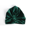 Girl Baby Bow Beanie Cap Toddler Infant Velvet Turban India Hat Hair Accessories