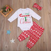 Newborn Infant Kid Boy Girl Christmas Romper Jumpsuit Clothes Outfit PantBand