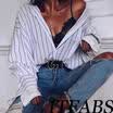 Ladies Long Sleeve V-neck Loose Tops T Shirt Ladies Casual Button Blouse Hoodie