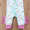 Newborn Infant Baby Girl Unicorn Romper Bodysuit Jumpsuit Outfits Cotton Clothes