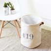 NeillieN Cotton&linen bins laundry baskets dirty clothes basket foldable bins Toy Storage Bag Cotton&linen bucket