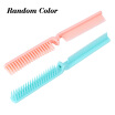 Pocket Folding Hair Brush Comb Portable Collapsible Travel Essentials Scalp Massage Plastic Hair Brush Random Color