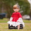 2Pcs Fashion Newborn Kids Baby Girls Princess Party Lace Dress Headbnad Clothes