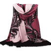 Miss Bao Shengxiang wool scarf chain printing large shawl autumn&winter warm extended collar w9911 classic belt