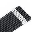 Double Thunderbolt Suncha Alloy Chopsticks 10 Double Pack Gift Hotel Japanese Chopsticks KZ4068-Y Silver