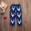 2pcs Newborn Toddler Baby Boy Girls T-shirt TopsPants Clothes Deer Outfits Set