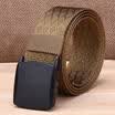 AUTOMATIC BUCKLE LONG CANVAS BELT MEN WOMEN FASHION WAISTBAND WAIST STRAP BELTS
