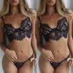 Women Underwear Bra Sexy Lingerie G-string Nightwear Lace Clothes Set Fashion