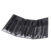 9pcs Black Pro Salon Hair Comb Set Plastic Barbers Cutting Combs Set with a Pouch Holder Case