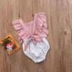 Infant Baby Girls Floral Romper Bodysuit Jumpsuit Playsuit Clothes Outfits 0-24M