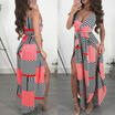 UK Womens Striped Wide Leg Jumpsuit Ladies Evening Party Playsuit Size 6 - 14