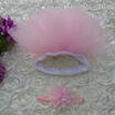 AU Newborn Baby Headband dress flowerTutu Skirt Girls Photographic Prop Outfits