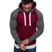 UK Mens Fleece Hoodie Hooded Pullover Sweatshirt Overhead Top Plain Warm Jumper