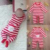 Newborn Baby Bodysuit XMAS Romper Infant Boy Girl Jumpsuit Kids Clothes Outfits