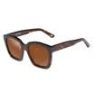 Weimus VEGOOS 2173 polarized sunglasses men&women models Korean fashion face-mounted driving mirror sunglasses black box gray film