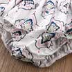 Newborn Baby Kids Girl Floral Tops Lace Romper Tutu Bodysuit Top Clothes Costume