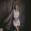 Vintage Women Soft Girl Lace Up Elastic Cinch Wide Waist Belt Waistband Croset