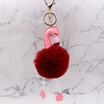 Cute Flamingo Keychain for Bags Big Keychain