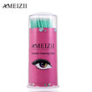 AMEIZII 100Pcs Eyelash Grafting Mascara Gel Paste Cleaning Stick Cleaning Cotton Swab Cotton Bud Disposable Plastic Tube Cotton Ma