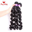 brazilian virgin hair loose wave extenciones pelo natural sew human hair weave baby liss maquina para enrolar o cabelo