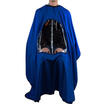 Black Adult Salon Barber Gown Cape Hairdressing Hairdresser Hair Cutting Cloth n