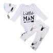 UK Newborn Toddler Baby Boys Clothes Romper Jumpsuit BodysuitPants Outfits Set