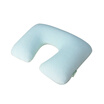 Wellhouse 1pc Inflatable U Shape Neck Pillow Detachable Neck Cushion Washable Travel Pillow For Head & Neck Care