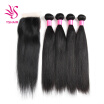 4 Bundles Straight Hair With Closure 7A Brazilian Straight Virgin Hair With Closure Human Hair Brazilian Virgin Hair With Closure