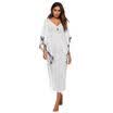 Womens Bikini Cover Up Kaftan Beach Long Dress Swimwear Bathing Suit Plus Size