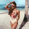 New Women One-Piece Swimsuit Beachwear Swimwear push up monokini bikini Bathing
