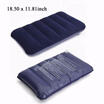 UK Stock Car Travel Air Cushion Rest Pillow Blue Inflatable Bed Outdoor