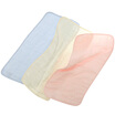 Covator baby towel plain six-layer gauze cotton baby children&39s towel 3 fitted with a class of infants with 13688GT blue m powder 26 52cm