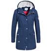 Semir Women&39s Hooded Cloth Embroidered Waist Sleeve Casual Casual Korean version 13316090003 Deep Blue M